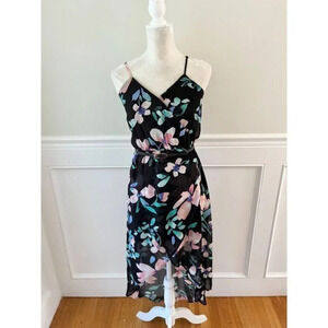 Candies Floral Hi Low Dress with Belt NWOT S
